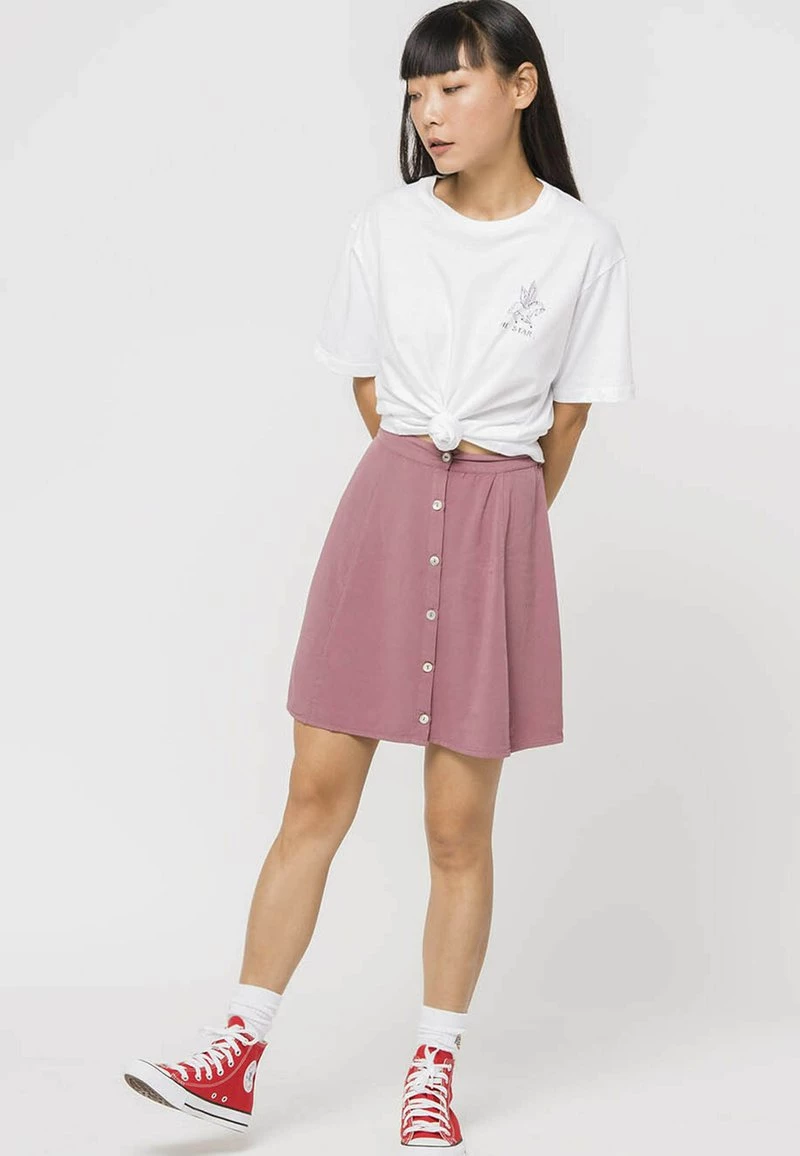 Kaotiko - Damen A-Linien-Rock - Rot 4 Kaotiko - Damen A-Linien-Rock - Rot – Bild 2