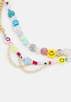 Fire & Glory MYRSA COMBI NECKLACE - Halskette - Gold-coloured/multi - Damen -Kaotiko || Fire And Glory Populaire Magasin d4e20498886e4cdebc62f0a8f1b130d1