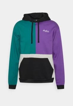 Kaotiko SUD CAP KILLIAN UNISEX - Sweatshirt - Black/jade/purple/grey