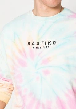 Kaotiko CREW UNISEX - Sweatshirt - Blue/pink/yellow -Kaotiko || Fire And Glory Populaire Magasin d72ccc96268f4a20b7c27725cd25326d