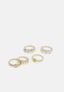 Fire & Glory - Damen FGSMILEY 5 PACK - Ring - Gold-coloured -Kaotiko || Fire And Glory Populaire Magasin d7d9dbed341e4c4c96ce658e0ef8c21b