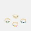 Fire & Glory SAKKA 4 PACK - Ring - Gold-coloured/multi - Damen -Kaotiko || Fire And Glory Populaire Magasin d87ad3d01e944cbe826d1379e4ff3838