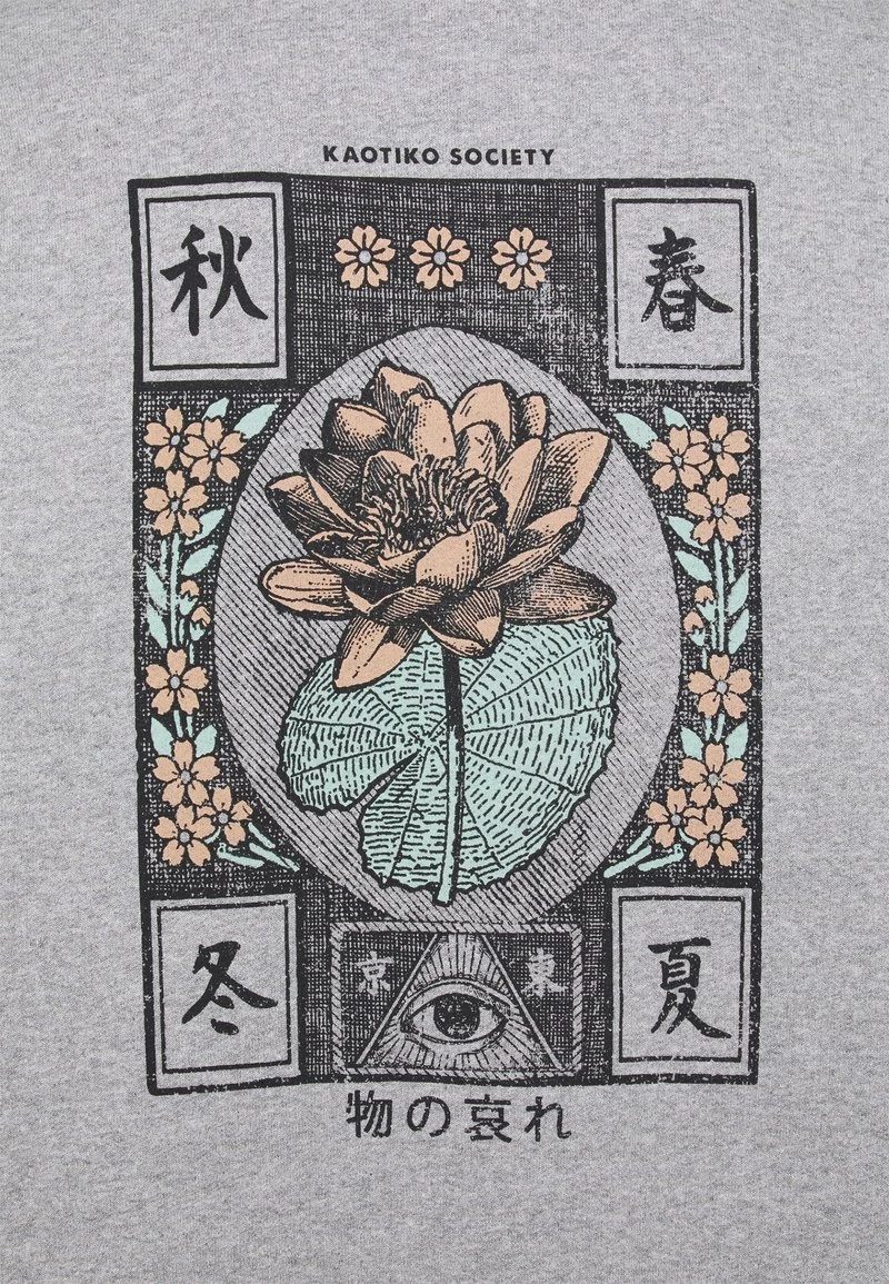 Kaotiko LOTUS FLOWER UNISEX - Kapuzenpullover - Grey 5 Kaotiko LOTUS FLOWER UNISEX - Kapuzenpullover - Grey – Bild 3