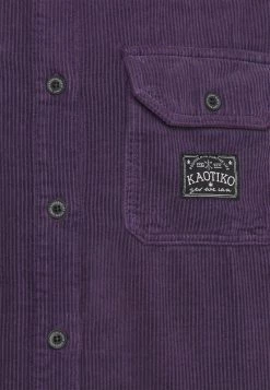 Kaotiko CAM CORDUROY UNISEX - Hemd - Lila -Kaotiko || Fire And Glory Populaire Magasin db513fb01e4149cf96d4a2228d0d199e