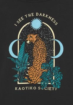 Kaotiko LEOPARD UNISEX - Sweatshirt - Black 7 Kaotiko LEOPARD UNISEX - Sweatshirt - Black -Kaotiko || Fire And Glory Populaire Magasin dc53972cb23c425893e8430d5bcd4211