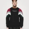 Kaotiko - Herren CREW SEATTLE - Sweatshirt - Black/burgundy -Kaotiko || Fire And Glory Populaire Magasin e029ba6259a3456f90eb7ee1e9f3a9ca