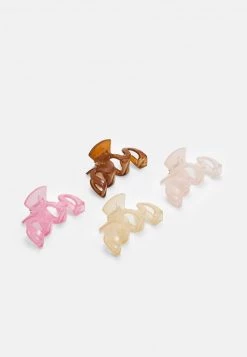 Fire & Glory - Damen FGGITTA HAIRSHARK 4 PACK - Haar-Styling-Accessoires - Misty Rose/hot Pink/warm Sand/cognac
