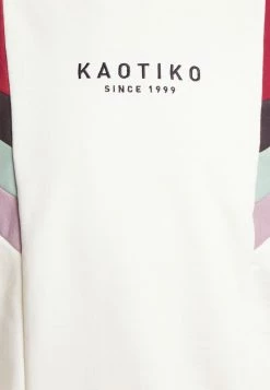 Kaotiko SUD CAP EWAN UNISEX - Sweatshirt - Marfil/burgundy/grey -Kaotiko || Fire And Glory Populaire Magasin e324fda747494ed3a40f2aed736286b2