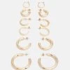 Fire & Glory EARRINGS 6 PACK - Ohrringe - Gold-coloured - Damen -Kaotiko || Fire And Glory Populaire Magasin e37af4c9ab194327b5650b076a9539f8
