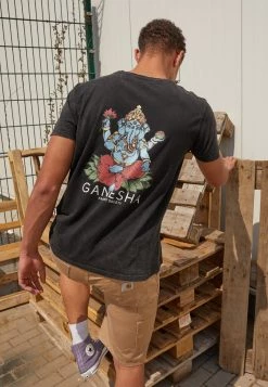Kaotiko WASHED GANESHA UNISEX - T-Shirt Print - Black -Kaotiko || Fire And Glory Populaire Magasin e3f9782115944c7996fe9cc3d5598e3e