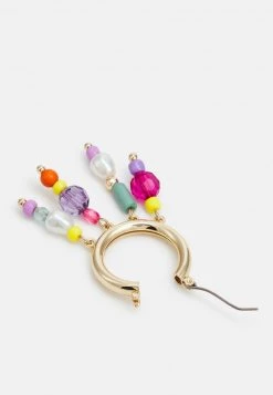 Fire & Glory GITTE HOOP EARRINGS - Ohrringe - Gold-coloured/multi - Damen -Kaotiko || Fire And Glory Populaire Magasin e4220ed5f04b414bb261be1b08958b65