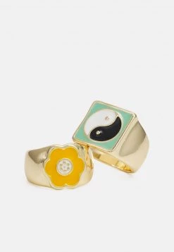 Fire & Glory 3 PACK - Ring - Gold-coloured - Damen -Kaotiko || Fire And Glory Populaire Magasin e696266be43d40e2b1b28f536978fdcb