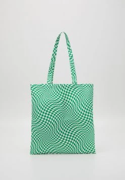 Fire & Glory HAPPIE TOTE BAG - Shopping Bag - Poison Green/white - Damen