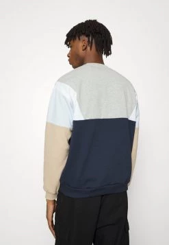 Kaotiko CREW WESTPORT - Sweatshirt - Grey/white - Herren -Kaotiko || Fire And Glory Populaire Magasin ee698540d90645bb9b9d27164152f590