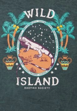 Kaotiko CREW TIE DYE WILD ISLAND - Sweatshirt - Mucha Arena Verde Bosque - Unisex -Kaotiko || Fire And Glory Populaire Magasin f341499ec17b492fb2e5564254990a5e