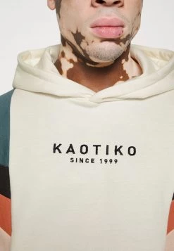 Kaotiko SUD CAP EWAN - Sweatshirt - Marfil/green - Herren -Kaotiko || Fire And Glory Populaire Magasin f73a1fcb4f9a435f8b7ec67078cfc1f4