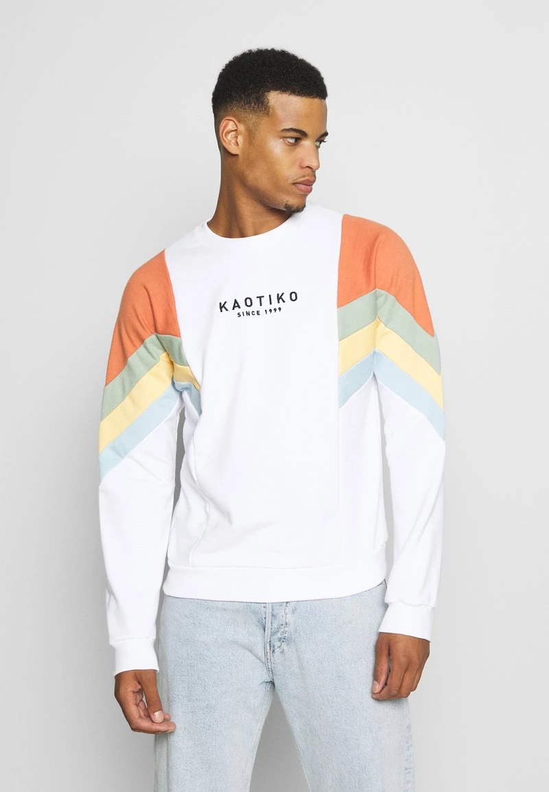 Kaotiko UNISEX CREW SEATTLE - Sweatshirt - White 3 Kaotiko UNISEX CREW SEATTLE - Sweatshirt - White